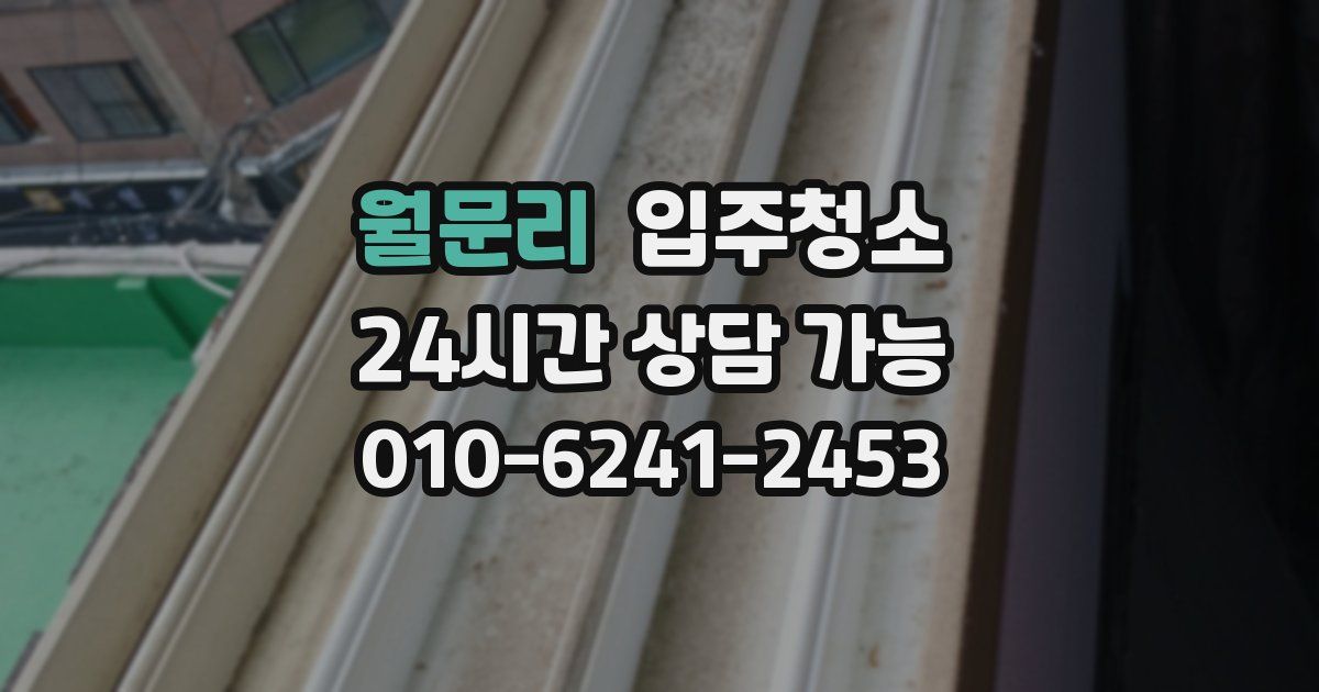 월문리 입주청소