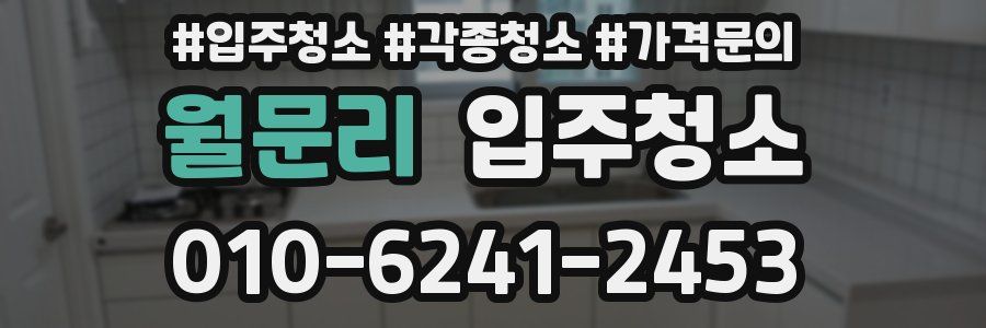 월문리 이사청소