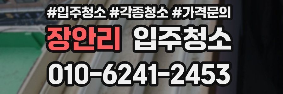 장안리 이사청소