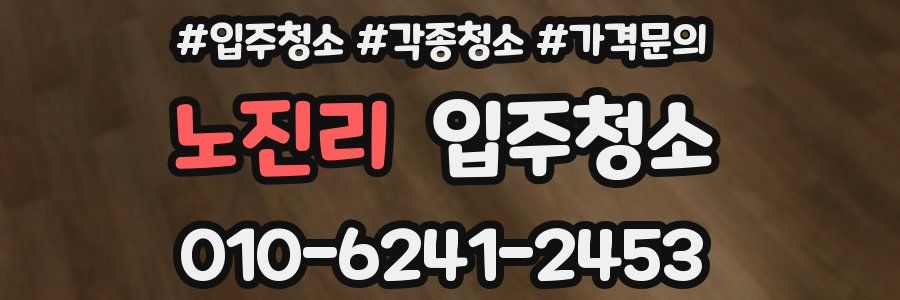 노진리 이사청소