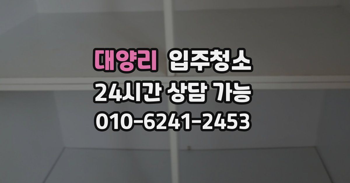 대양리 입주청소