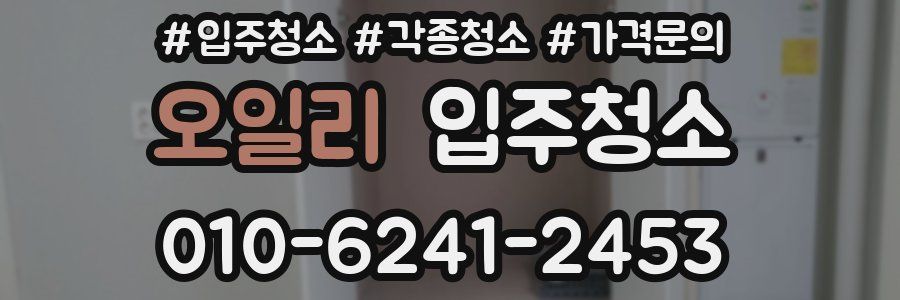 오일리 이사청소