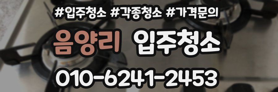 음양리 이사청소