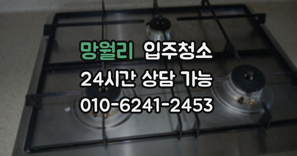 망월리 입주청소