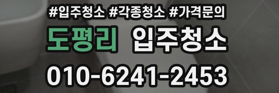 도평리 이사청소