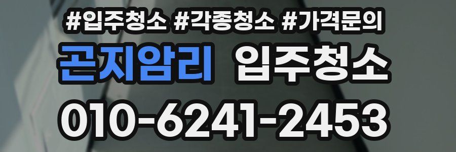 곤지암리 이사청소