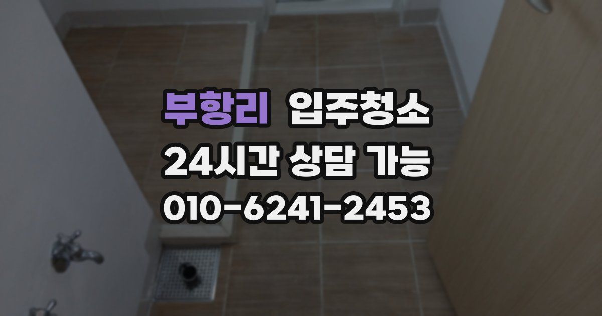 부항리 입주청소