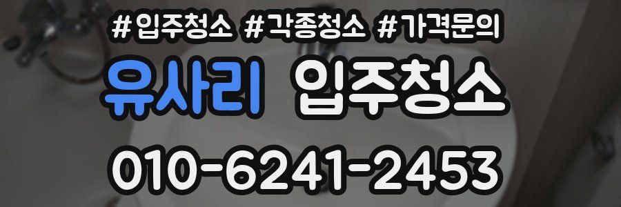 유사리 이사청소