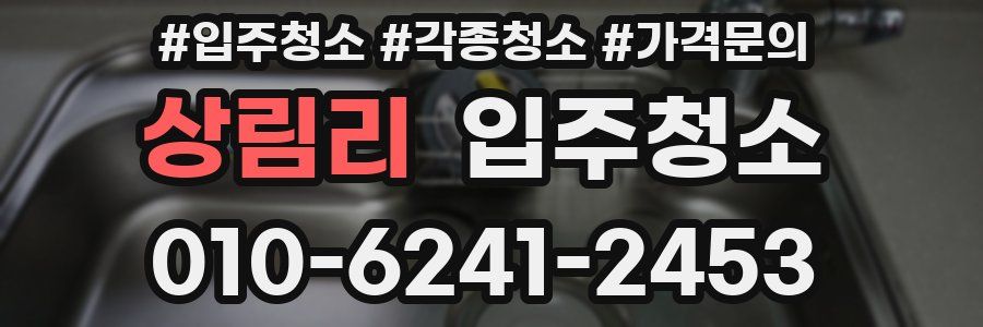 상림리 이사청소