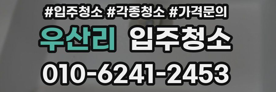 우산리 이사청소