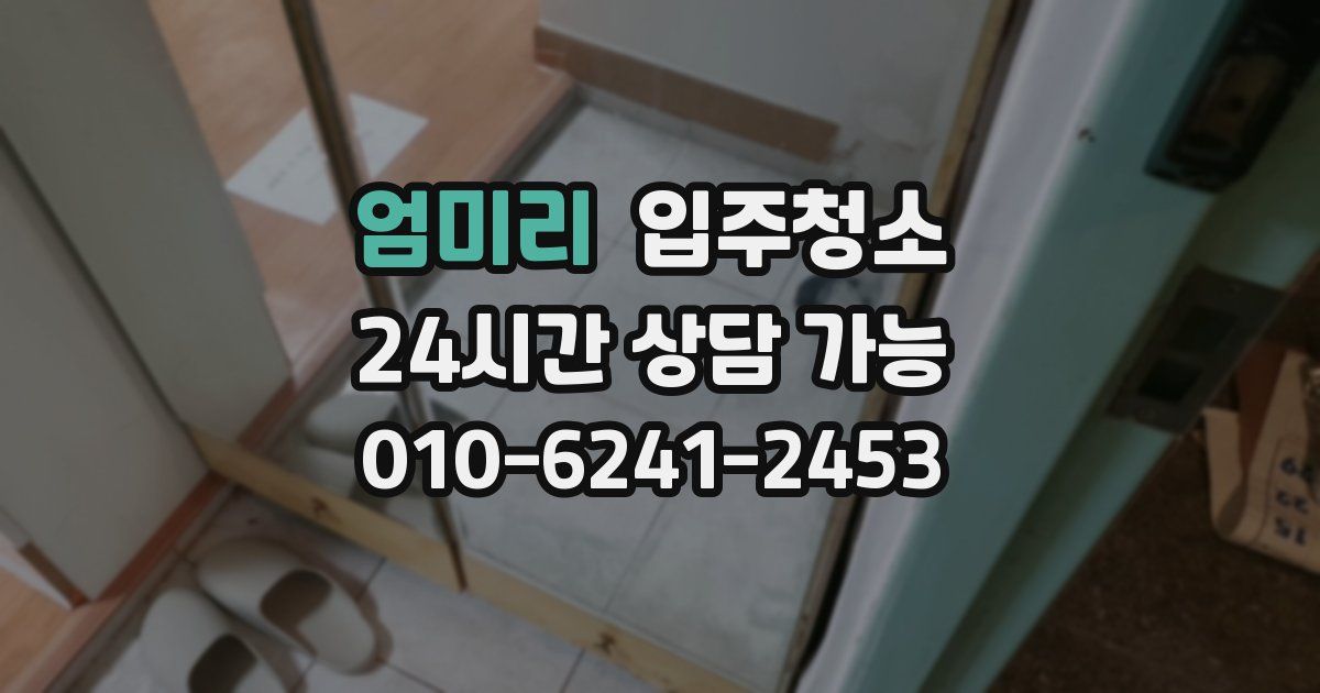 엄미리 입주청소