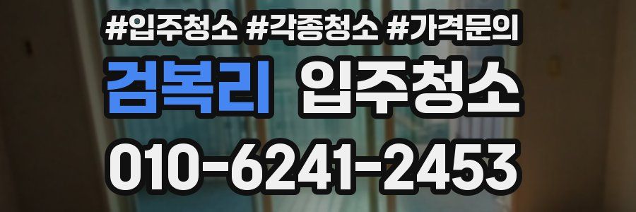 검복리 이사청소