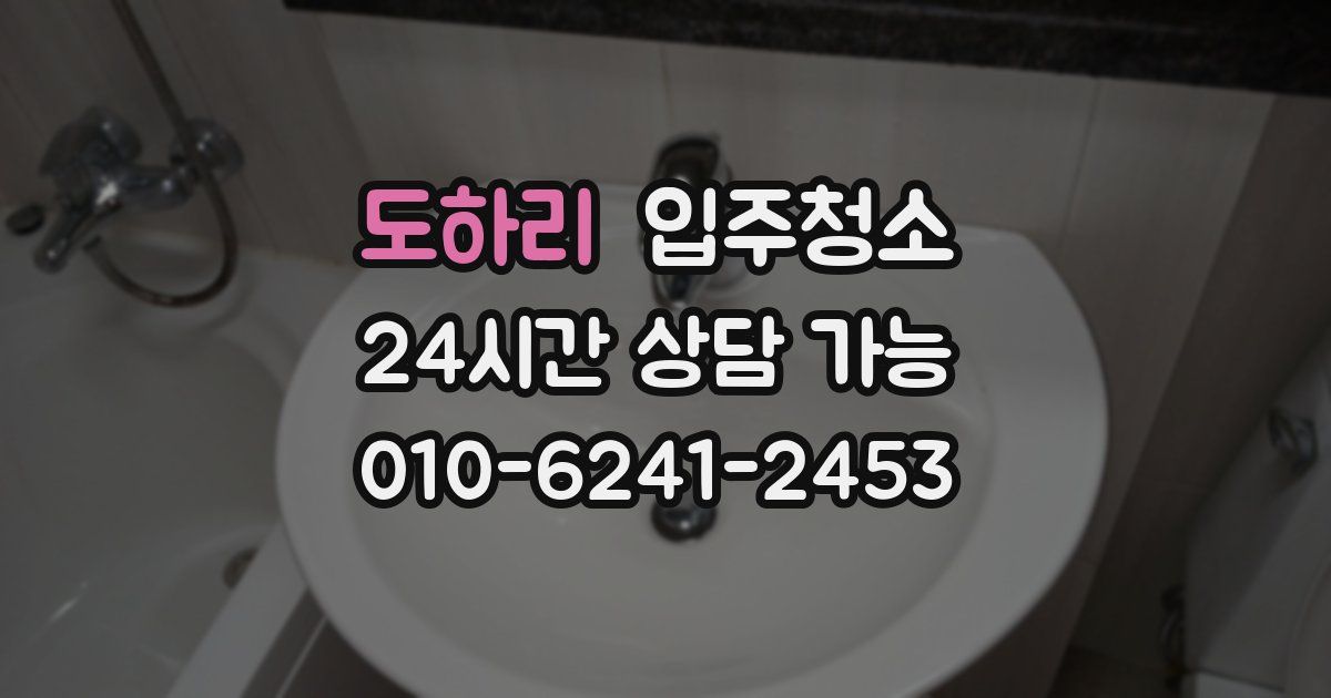 도하리 입주청소