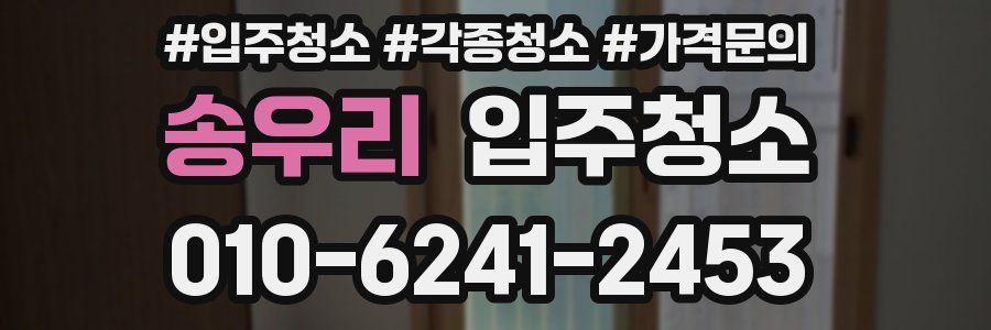 송우리 이사청소