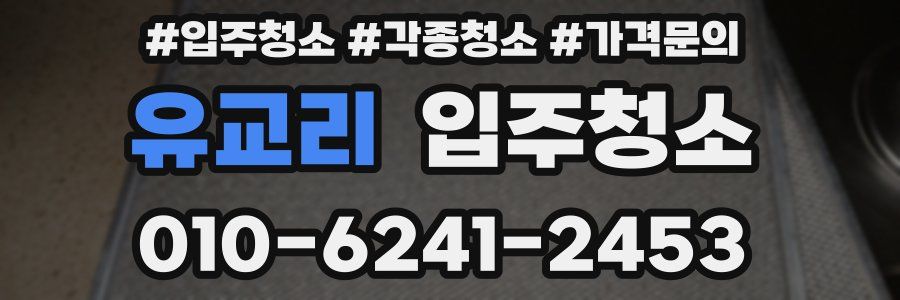유교리 이사청소