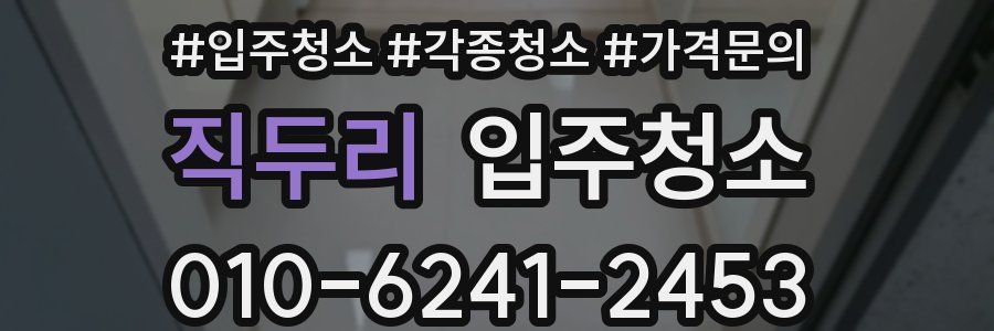 직두리 이사청소