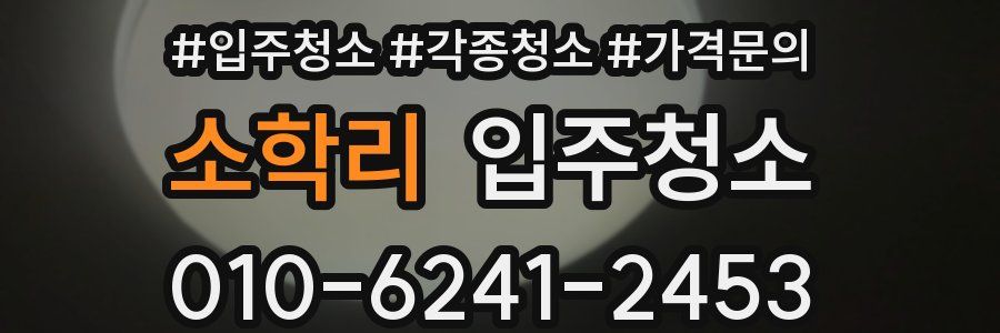 소학리 이사청소