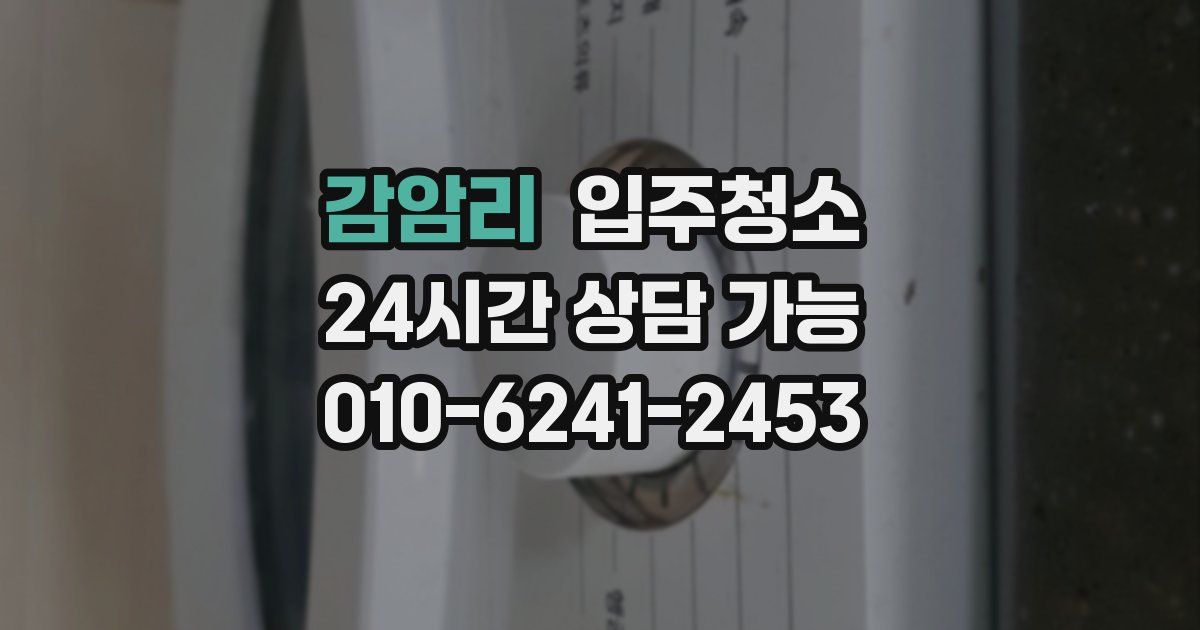 감암리 입주청소