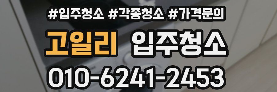 고일리 이사청소