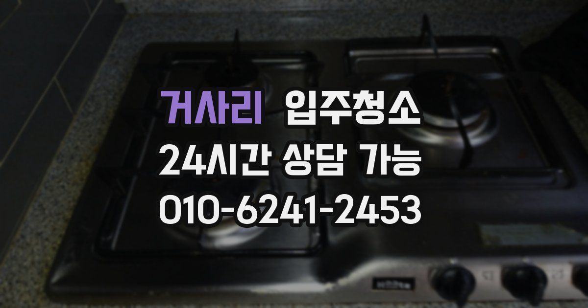 거사리 입주청소