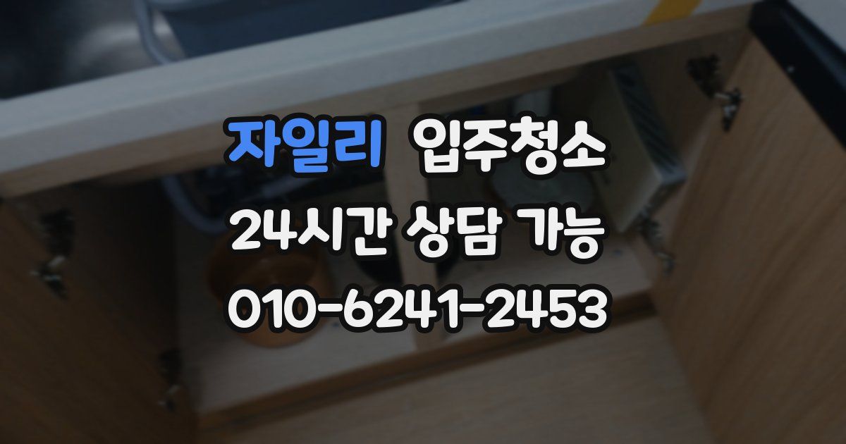 자일리 입주청소