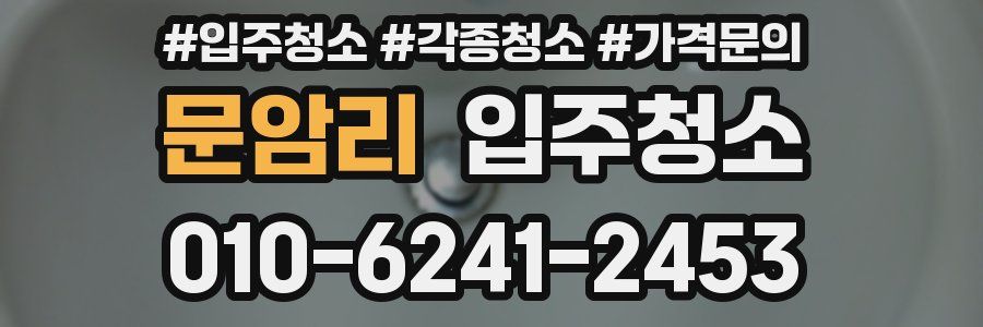 문암리 이사청소