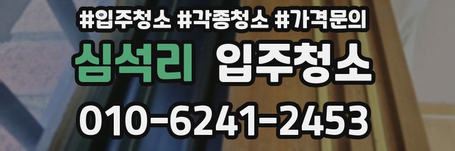 심석리 이사청소