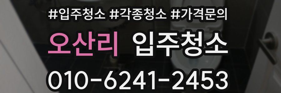 오산리 이사청소