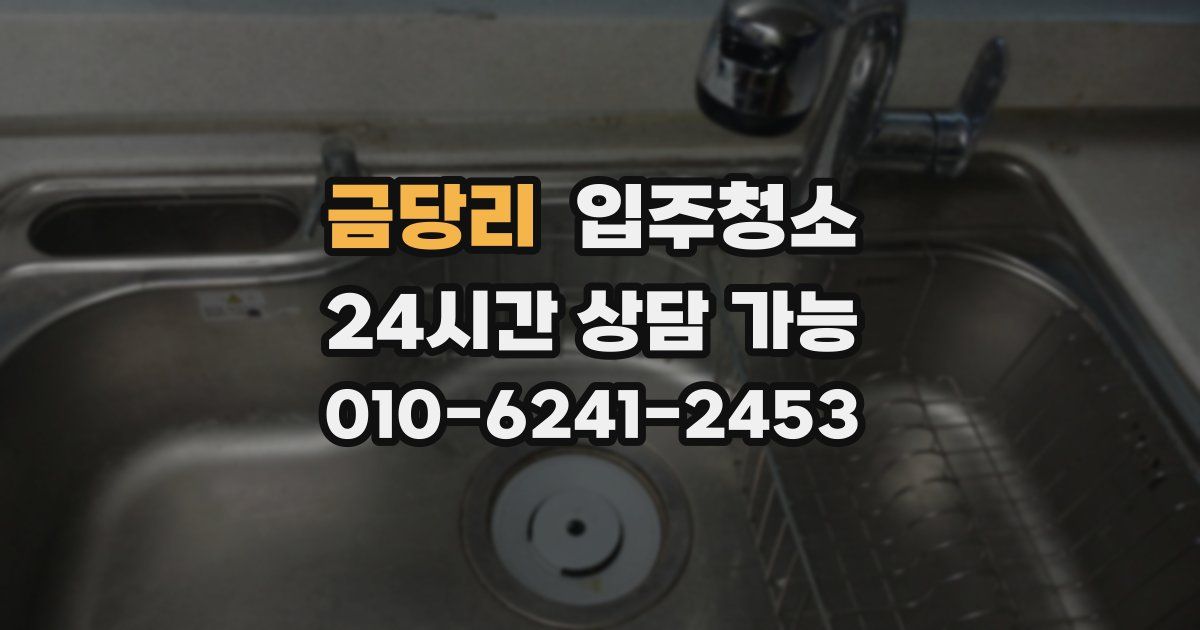 금당리 입주청소