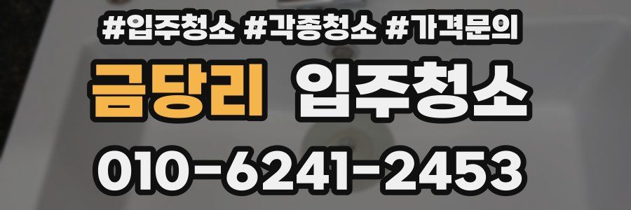 금당리 이사청소