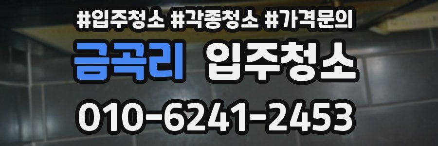 금곡리 이사청소