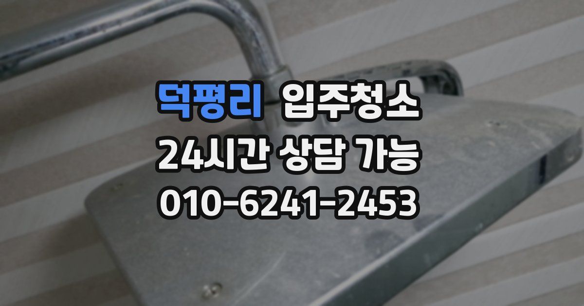 덕평리 입주청소