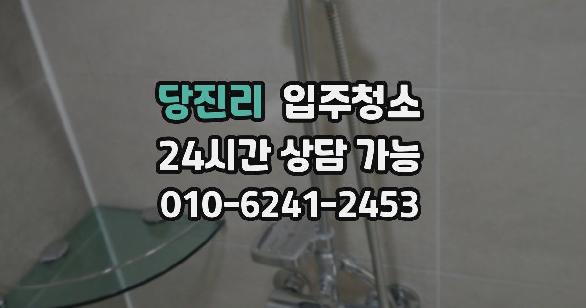 당진리 입주청소