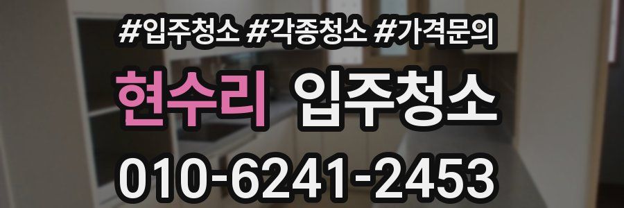 현수리 이사청소