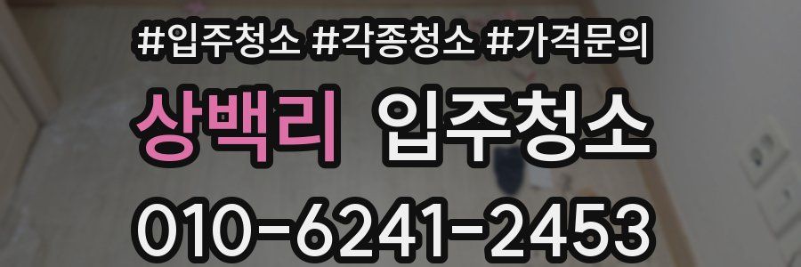 상백리 이사청소