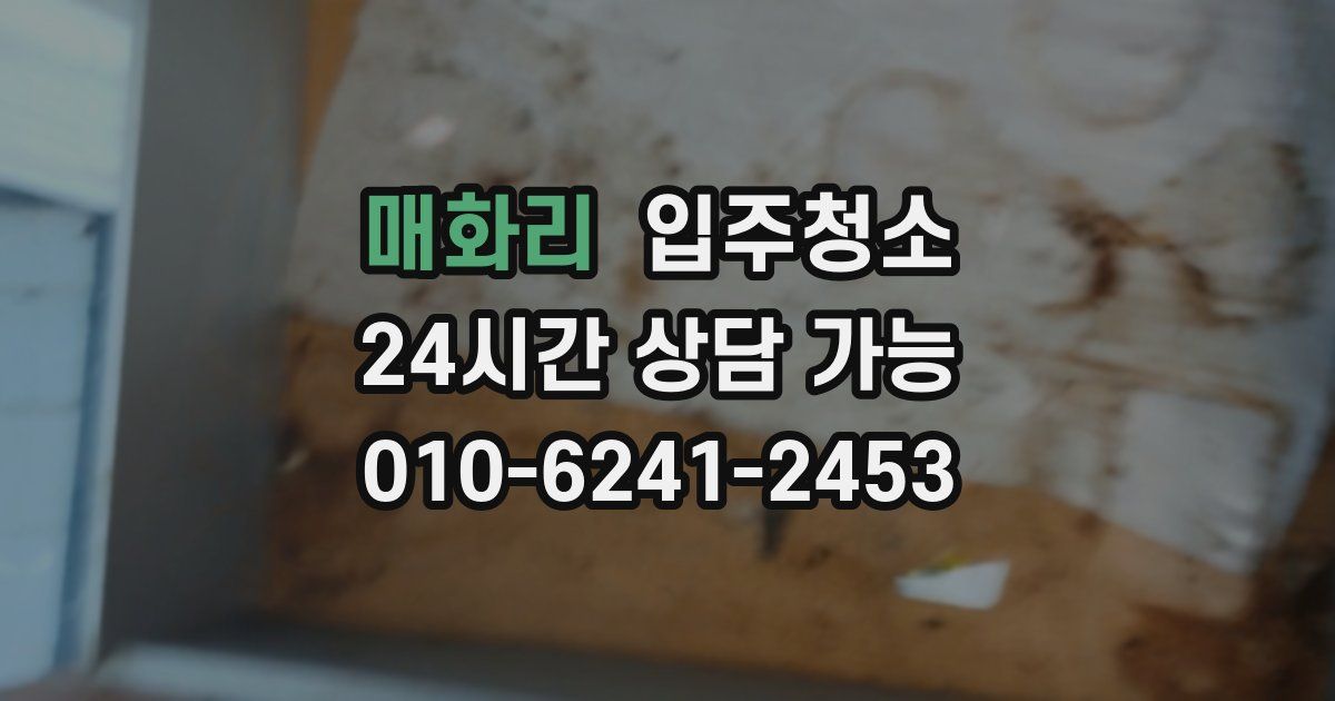 매화리 입주청소