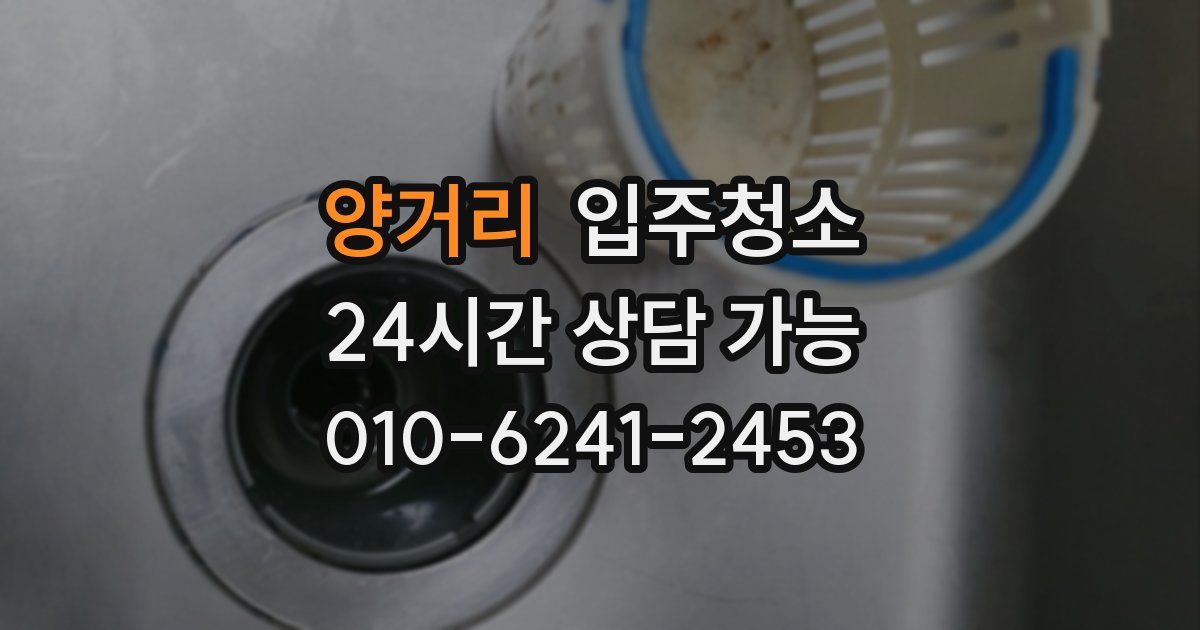 양거리 입주청소