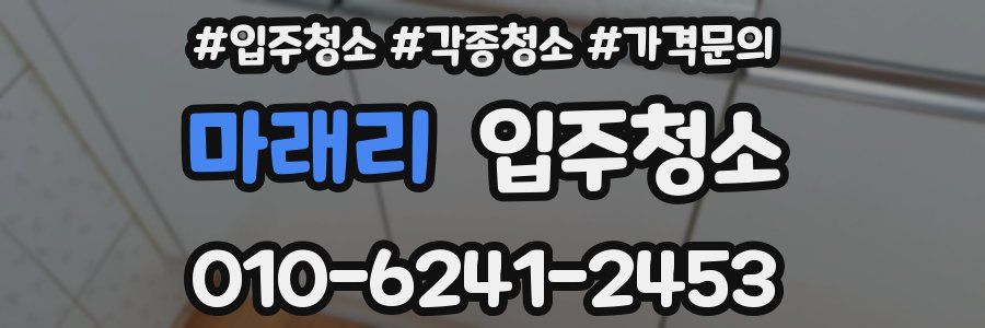 마래리 이사청소