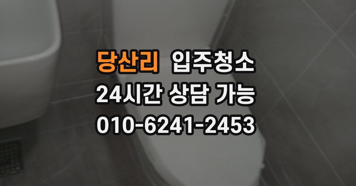 당산리 입주청소