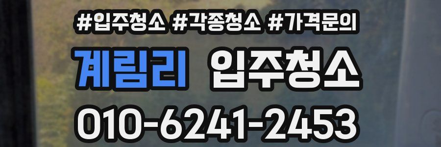 계림리 이사청소