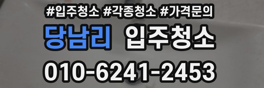 당남리 이사청소