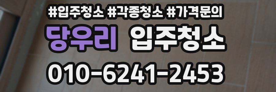 당우리 이사청소