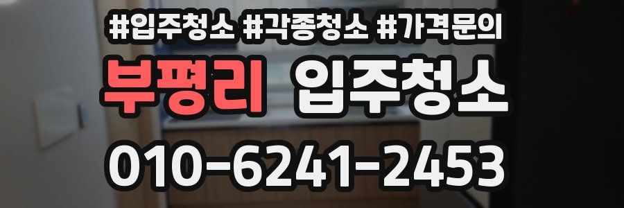 부평리 이사청소