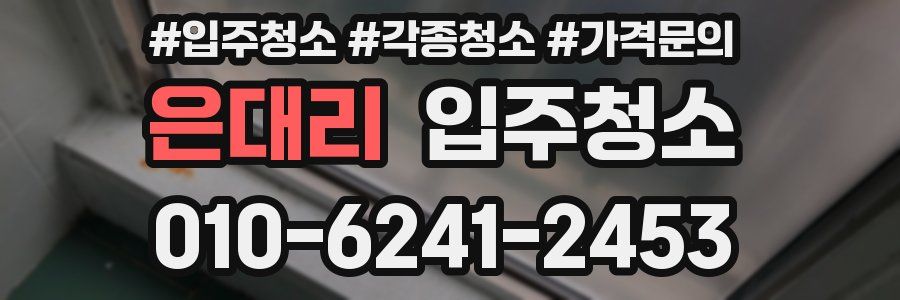 은대리 이사청소