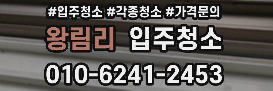 왕림리 이사청소