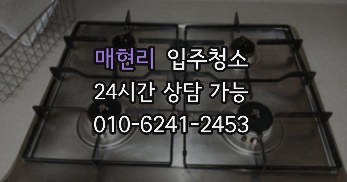 매현리 입주청소