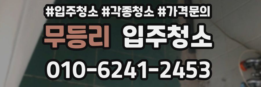 무등리 이사청소