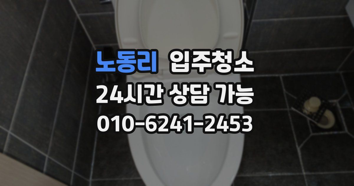 노동리 입주청소