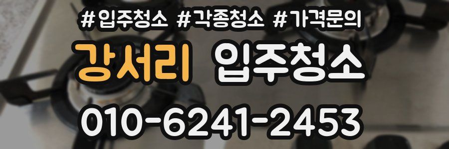 강서리 이사청소