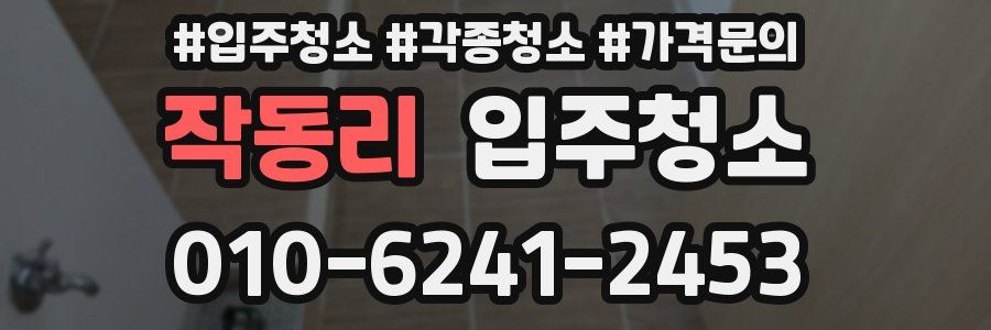 작동리 이사청소